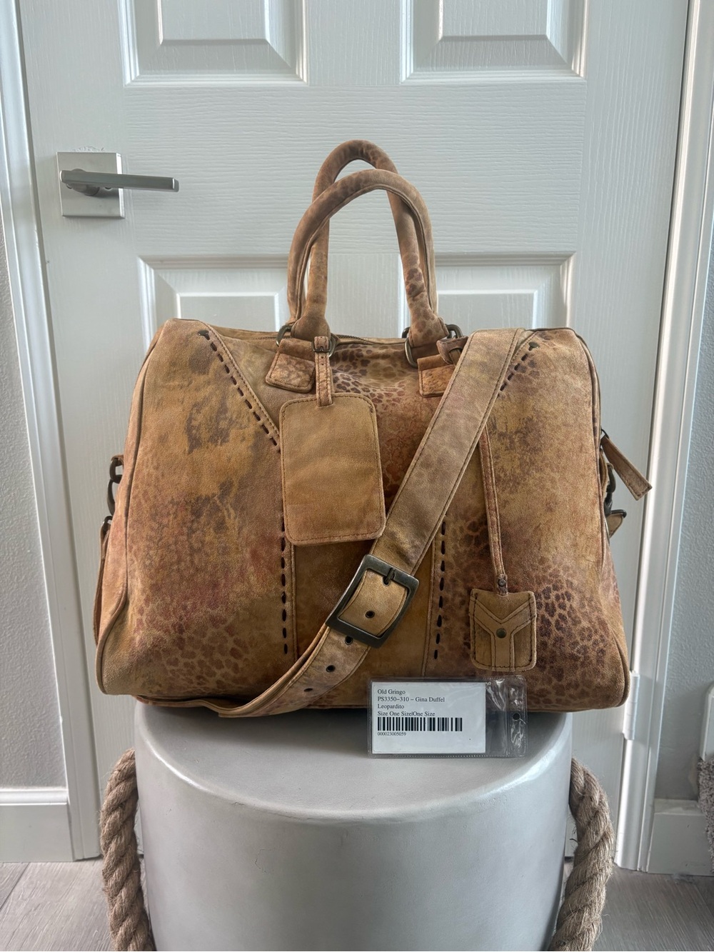 Old Gringo | Leopardito Leather Gina Duffel Weekender | Vintage | Like New